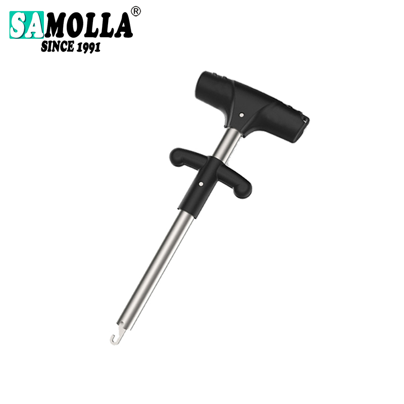 Herramienta removedora de anzuelos de pesca, removedor de señuelos de pesca, separador de anzuelos de tubo de aluminio, Extractor portátil de anzuelos