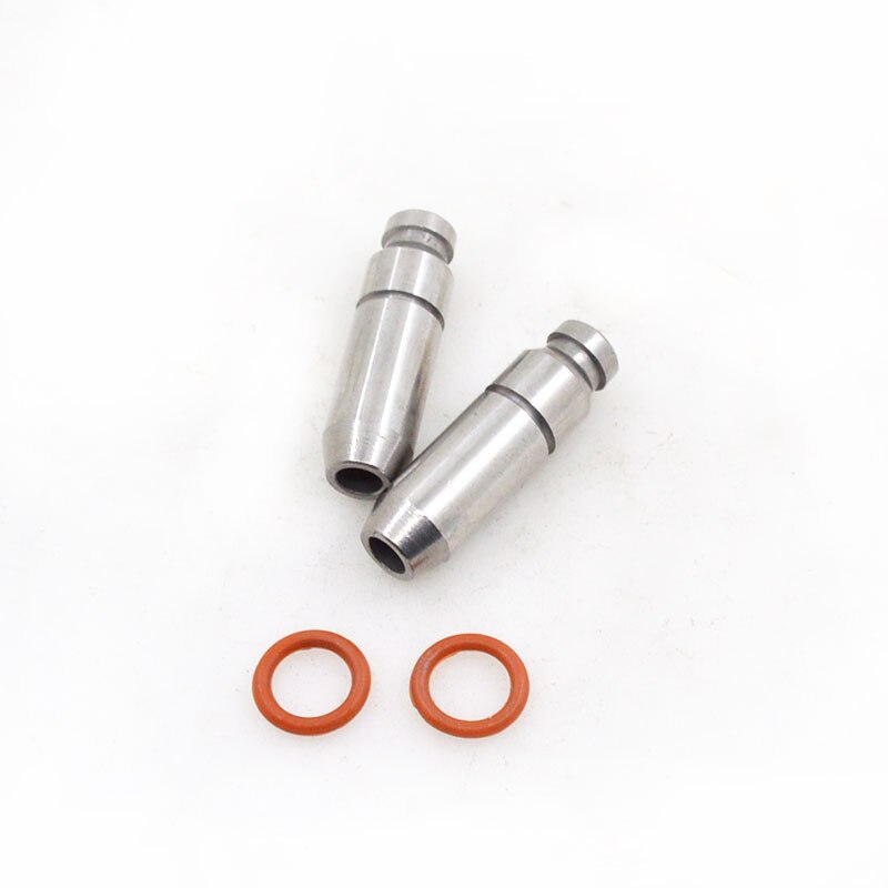 Válvula de admisión de motor de motocicleta, válvula de escape, sello de aceite de guía para Suzuki GN125 GS125 GN GS 125 125cc, repuestos de motor