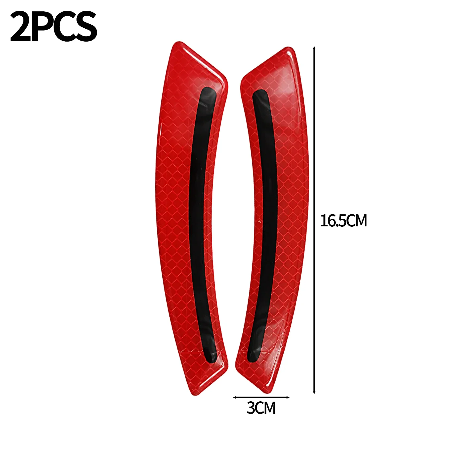 Car Wheel Eyebrow Anti-collision Strip Luminous Reflective Car Sticker Anti-collision Scratch Night Driving Safety Guard Sticker: Yellow