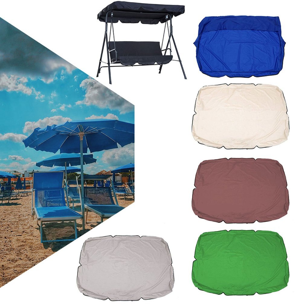 Garden courtyard swing sunshade roof cover Swing ceiling cover 190T polyester Outdoor swing ceiling cover