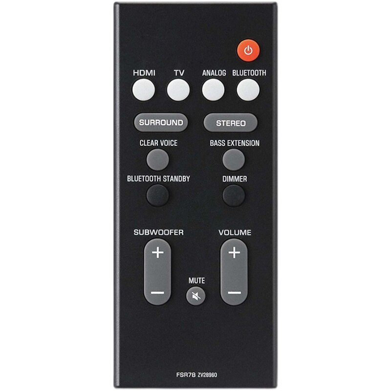 Mando a distancia FSR78 ZV28960 Yamaha, YAS-106, YAS-207, ATS-1060