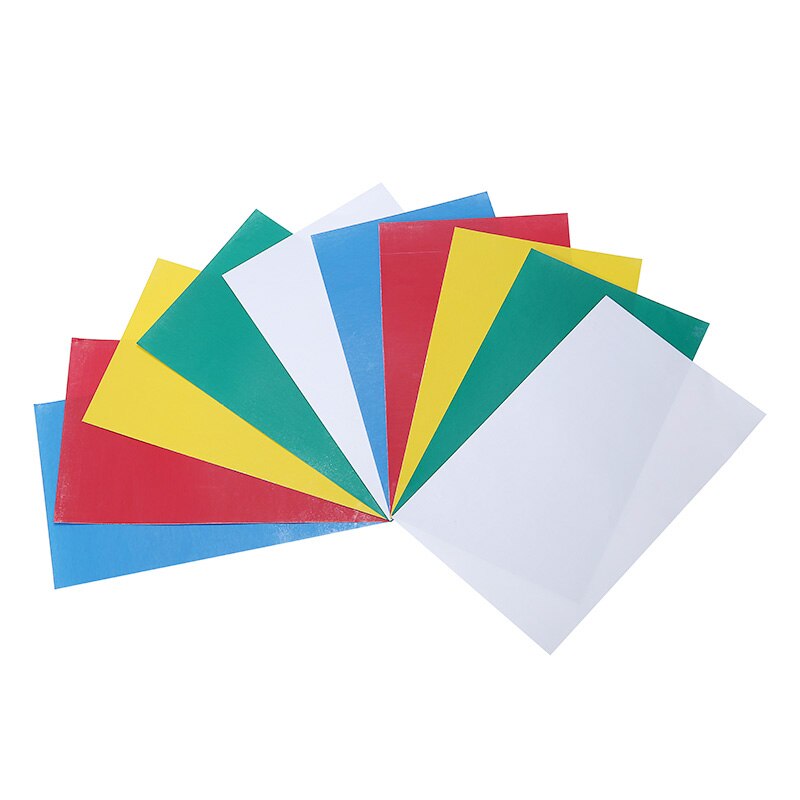 10 Sheets Colorful Transfer Carbon Paper 23*14cm Water-Soluble Tracing Paper for Cloth Fabric Patterns Transferring