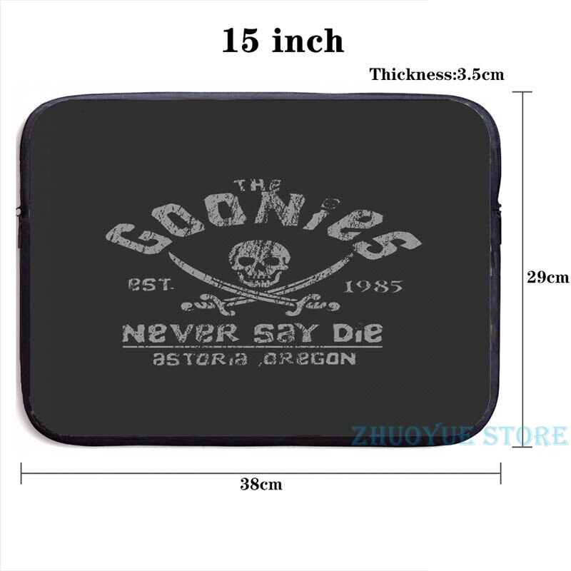 Les Goonies-Jamais Dire Mourir-Gris Noir USB Charge Sac À Dos hommes sacs D'école Femmes sac De Voyage pochette d'ordinateur