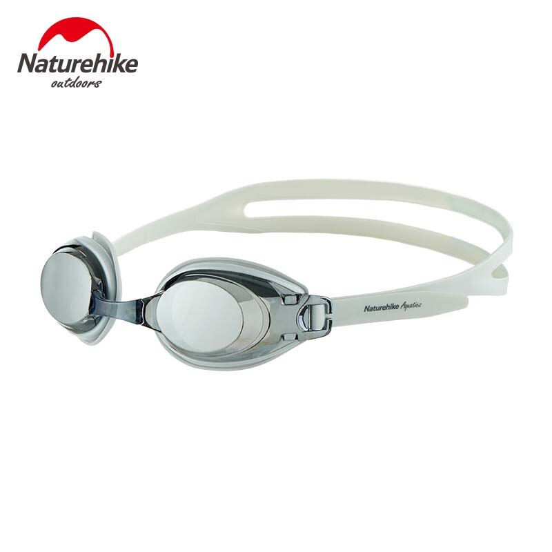 Naturehike Professionele Racing Bril Anti-Fog Uv Bescherming Bijziendheid Zwembril Mannen En Vrouwen Zwemmen Brillen: Silver