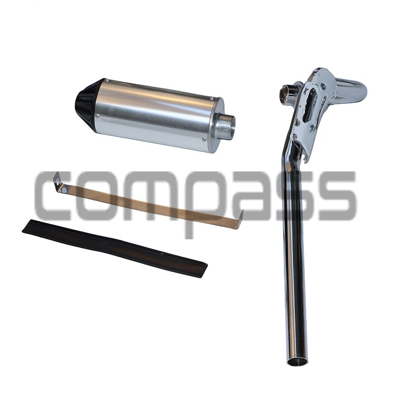 Power Exhaust Pipe Muffler For 70cc 110cc 125cc Dirt Pit Bike – Atomik Thumpstar Style