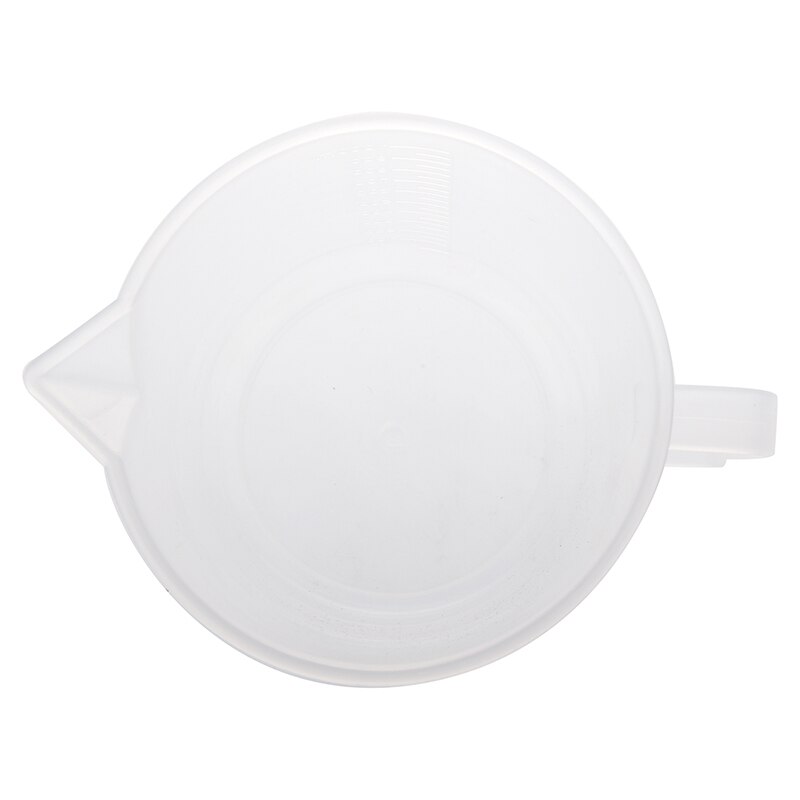 1000mL Capacity Clear Plastic Graduated Laboratory Measuring Set Beaker