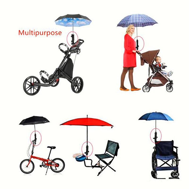 Mount Stand Kinderwagen Accessoires Kinderwagen Paraplu Houder Verstelbare Baby Winkelwagen Parasol Plank Cycling Bike Paraplu Beugel