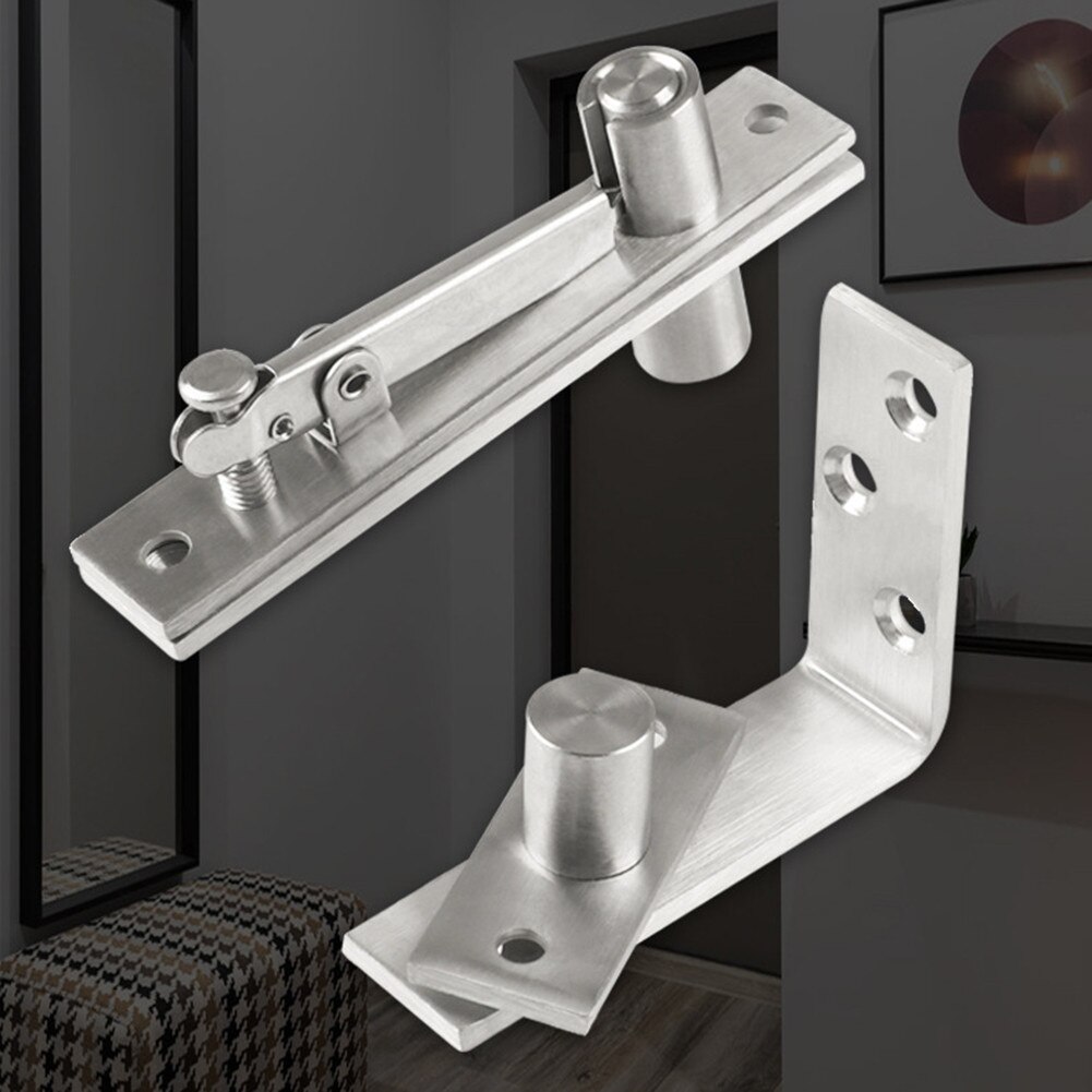 Door Pivot Hinge Shaft 90 Degree Rotation Easy Install Universal With Screws Cabinet Opening Closing Hinge 201Positioning Hinge