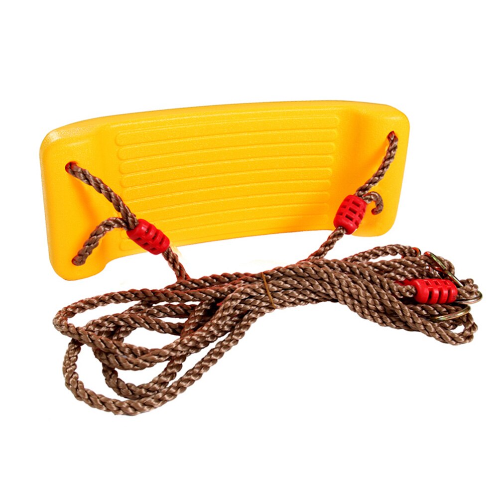 Outdoor Swing Toys for Children Indoor Swing Rope Seat Molded For Kids Enjoy Flowers Birdsong Garden Toy Swings: YELLOW style 1