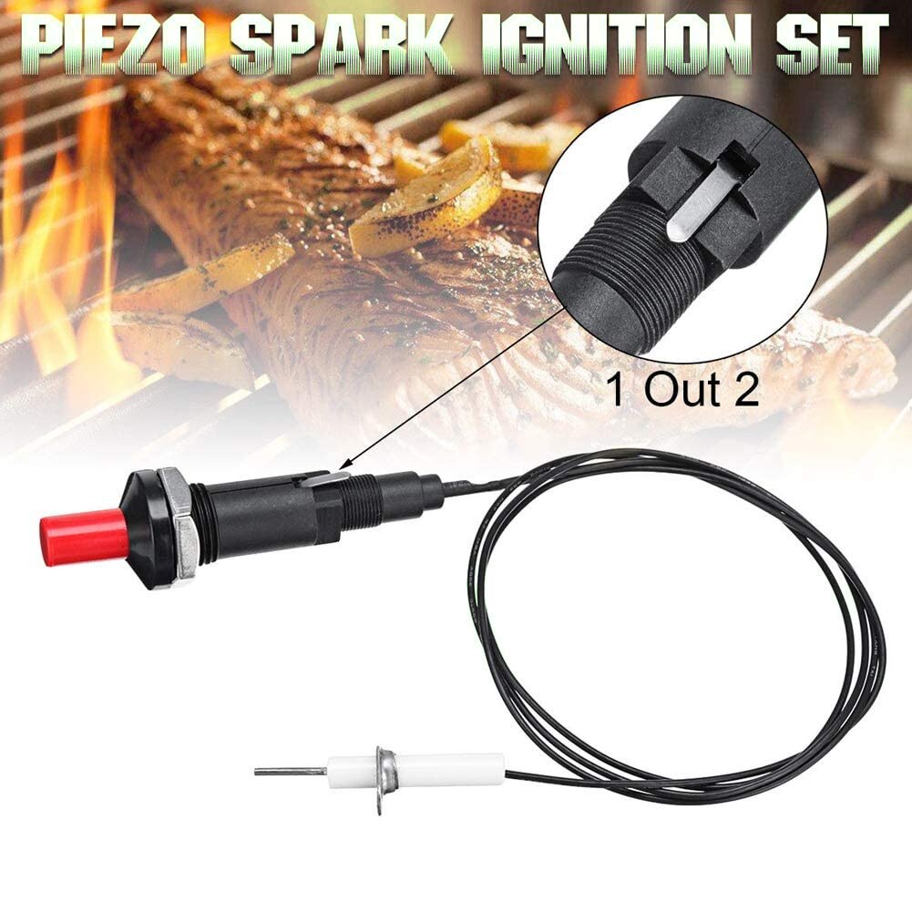 Piezo Ontsteker Set 1 Out 2 Spark Ontsteking Kit Drukknop Bbq Grill Kerst Voor Haard Kachel Gas