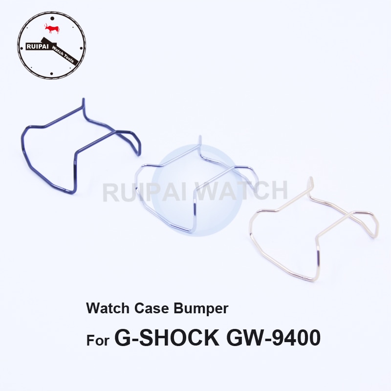 High End Horloge Case Bumper Rvs Gouden Zilver Zwart Horloge Case Bescherming Accessoires voor G-Shock GW-9400 Horloge