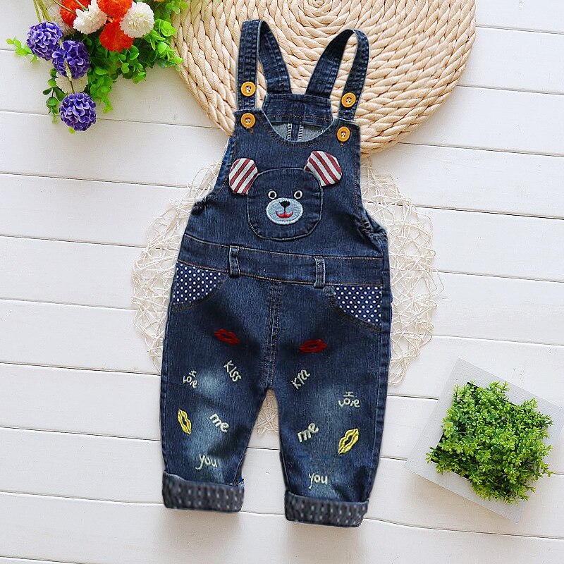 Ienens Baby Peuter Jongen Lange Broek Denim Overalls Tuinbroek Kind Kids Jongens Jeans Jumpsuit Kleding Kleding Outfits Broek