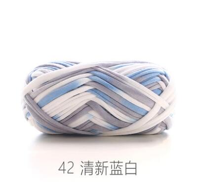ZHUTOUSAN tissu laine épais fil pour tricoter grand Crochet tapis tapis bricolage sac de rangement sac à main tissu T Shirt fantaisie fil 32m: 42