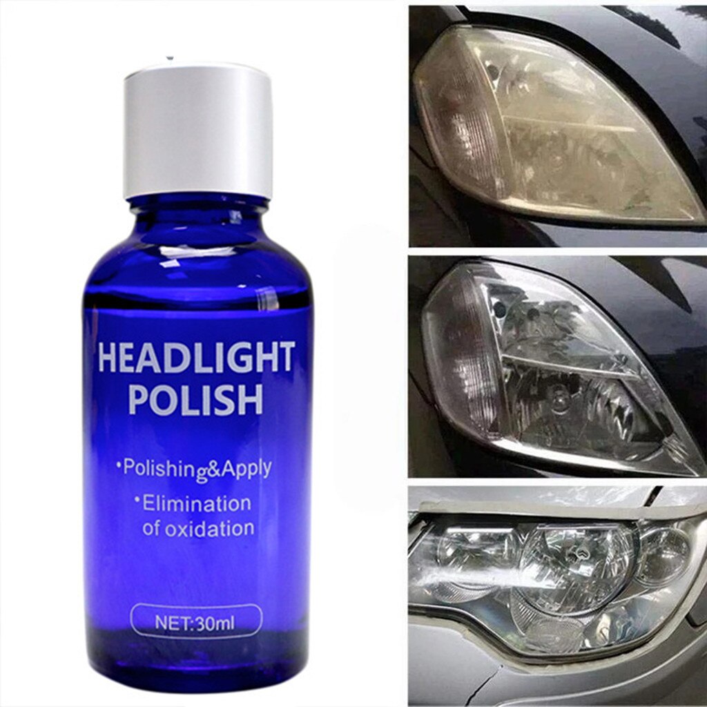 10/30ML Car Headlight Repair Coating Solution Repair Kit Oxidation Rearview Coating Headlight Polishing Anti-scratch Liquid