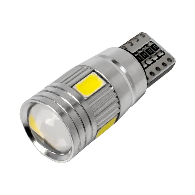 1Pcs T10 W5W Canbus Wedge 6 Smd 5630 5730 Led Lamp WY5W High Power Parkeer Lamp Geen Fout auto Ontruiming Light 12V