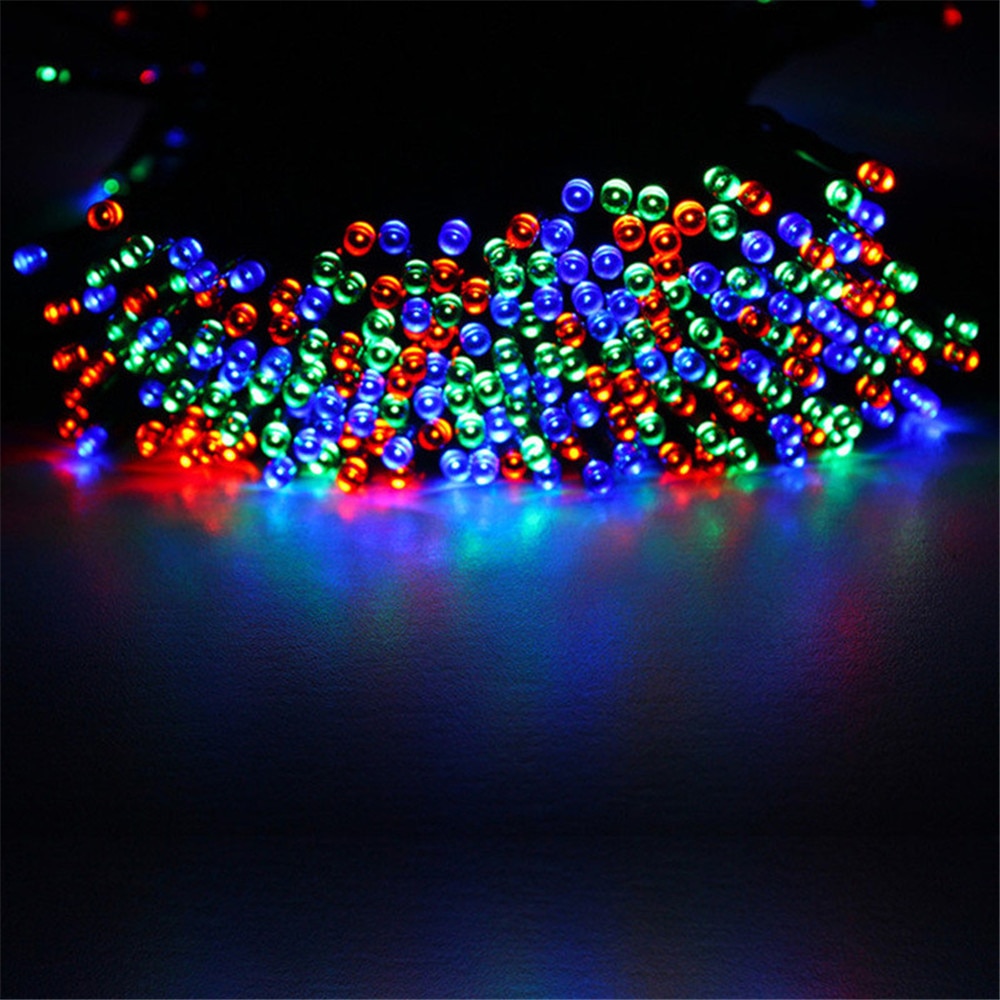 52 M Led Outdoor Solar Lampen Led String Verlichting 500 Leds Waterdicht Fairy Christmas Party Slingers Solar Tuinverlichting