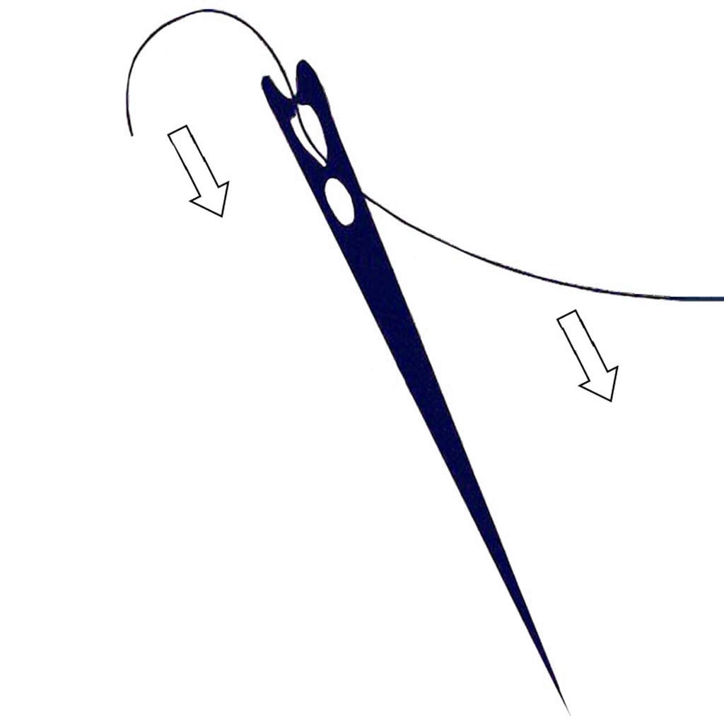 12pcs Thick Large Hand Sewing Needles Multi-size Side Stainless Long Diy Self Threading Big Eye Needle Embroidery Tool #W3