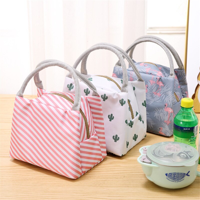 Frisse isolatie, koude balen, thermische oxford lunchtas, waterdichte, handige vrijetijdstas, schattige flamingo cuctas, tas 1pc