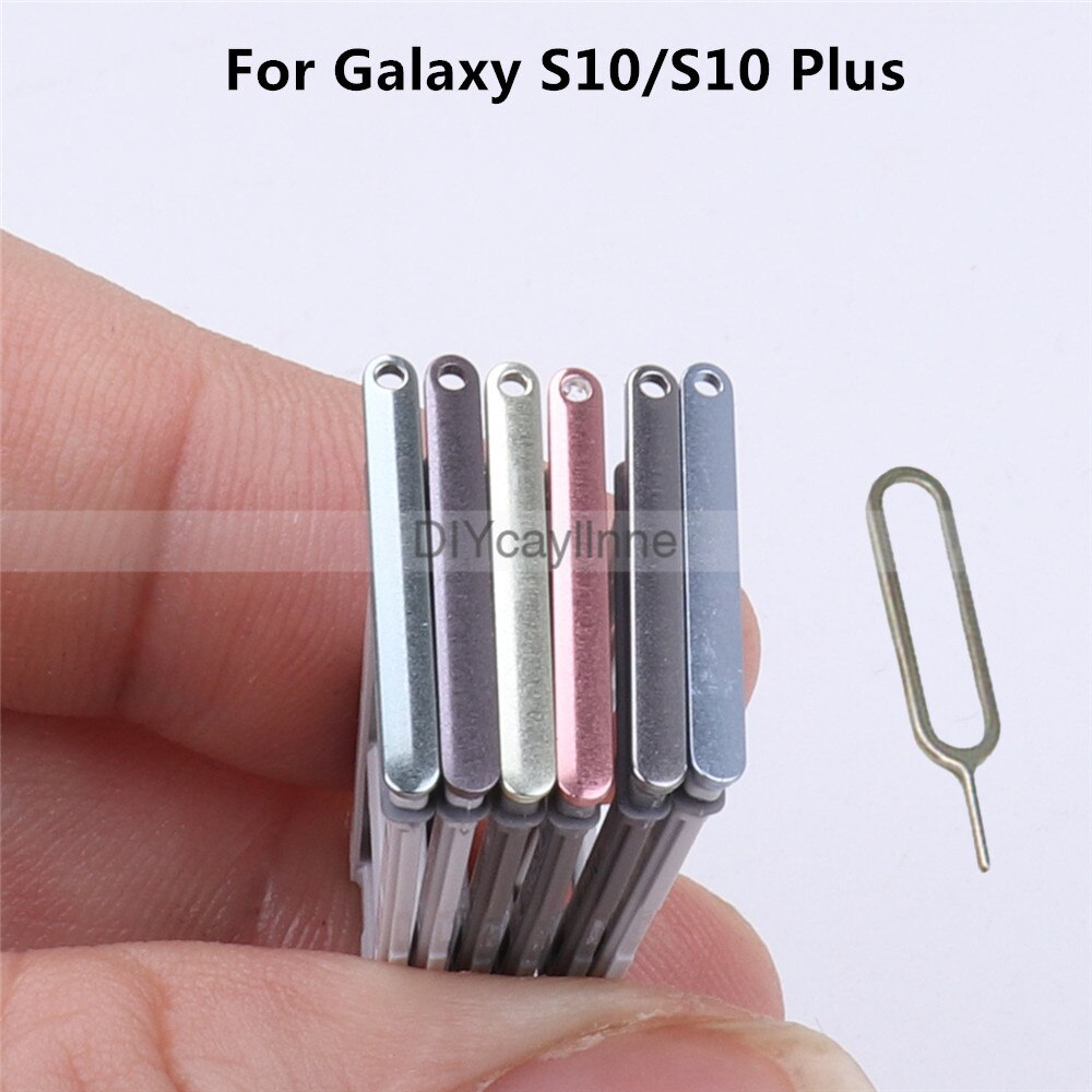 Contenitore per adattatore Micro SD per connettore per lettore di Slot per Slot per schede Sim per parti Samsung Galaxy S10 G973