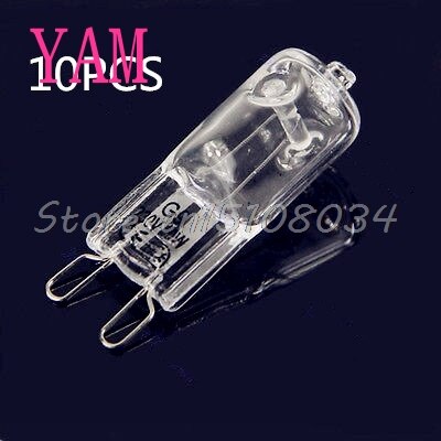 10 stk / parti  g9 base lys halogen pære 40w 230v