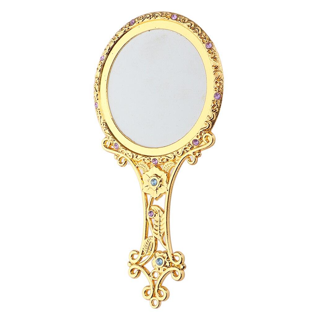 Beauty Vintage Makeup Mirror, Antique Handheld Vanity Table Compact Mirrors - For Salon/Retail/Personal Use