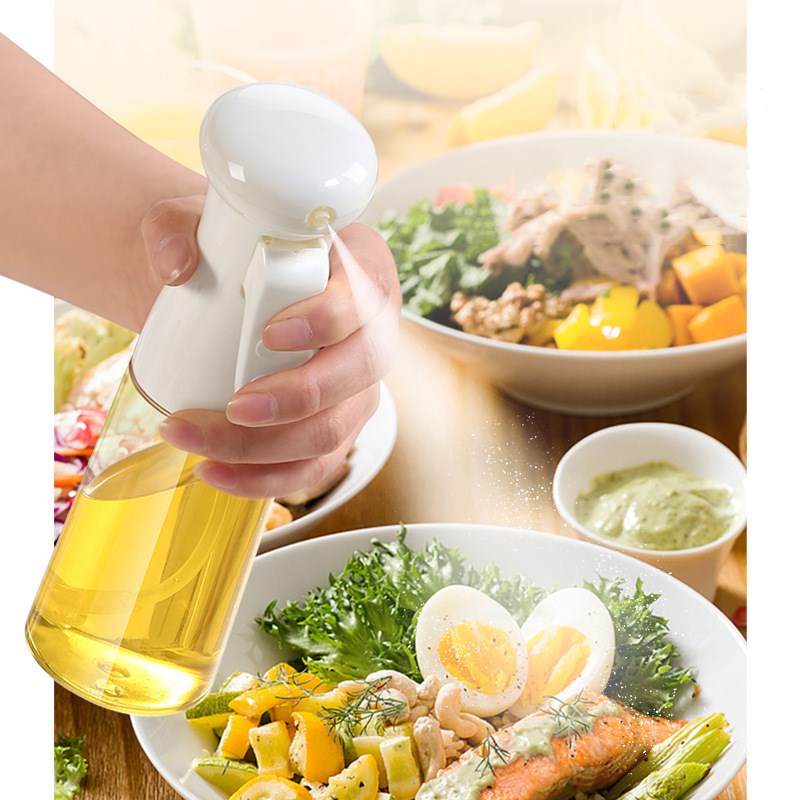 Japanse Stijl Eetbare Olie Spray Fles Olijfolie Plastic Spuit Barbecue Spuitfles Anti Lek Olie Pot Voor Koken Salade bbq