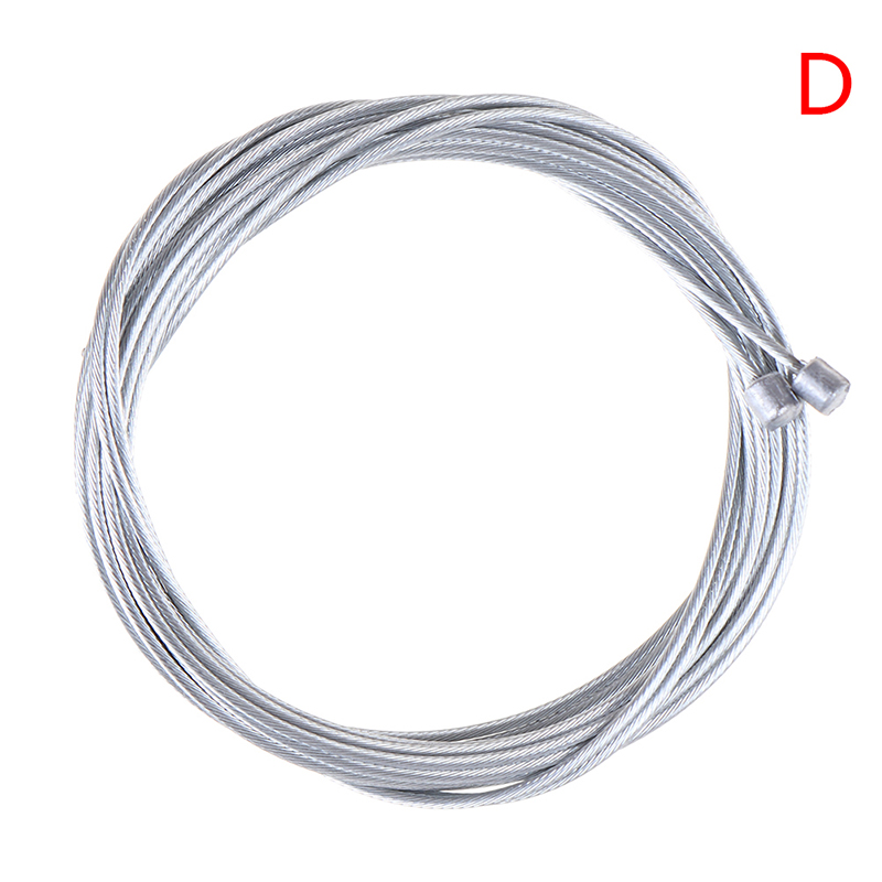 2 stk cykel gear kabel universal mtb landevejscykel cykel indre bremse kabel kerne wire bremse linje kabler tilbehør: D