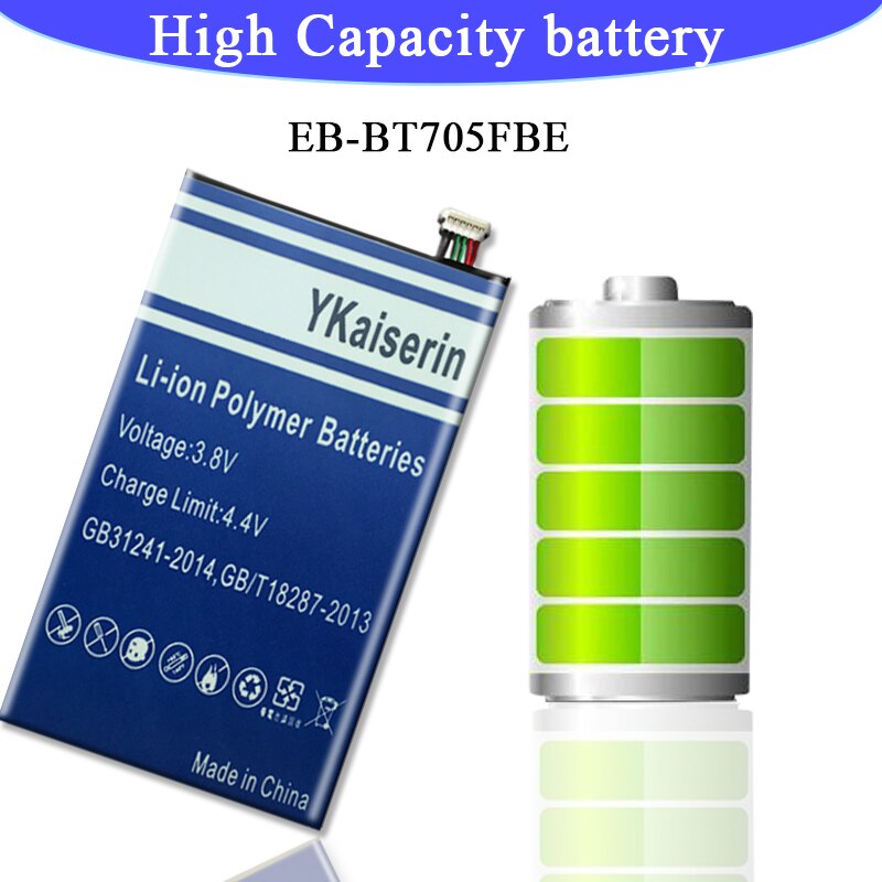 4900Mah Tablet Vervangende Batterij Voor Samsung Galaxy Tab 8.4 S T700 T705 SM-T700 T701 SM-T705 EB-BT705FBE EB-BT705FBC