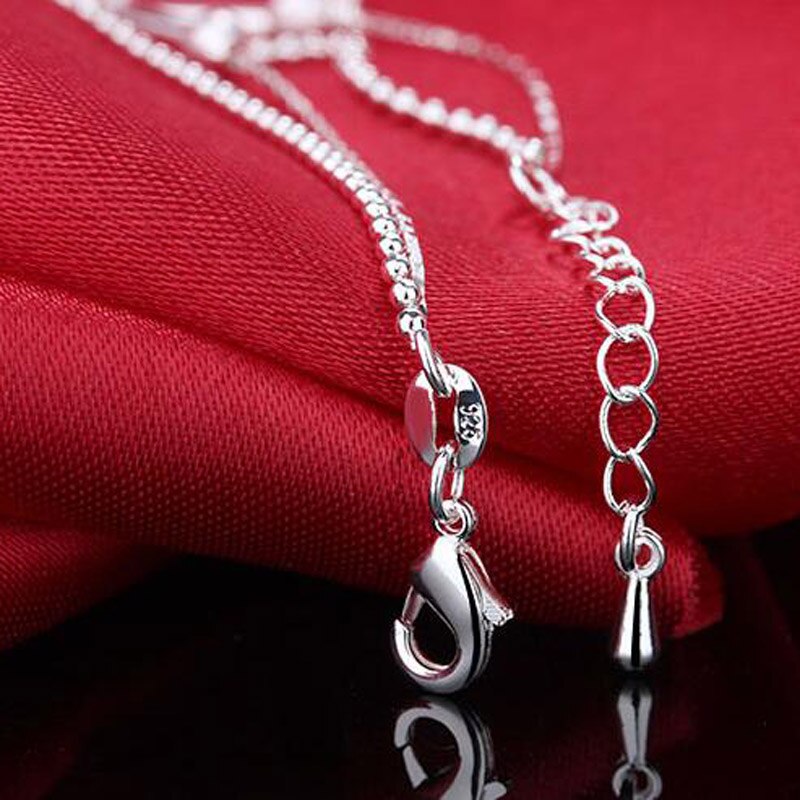 Fot ankelband dam 925 silver fotlänkar armbandskedja för kvinnor älskar hjärta hänge fot pulseras smycken