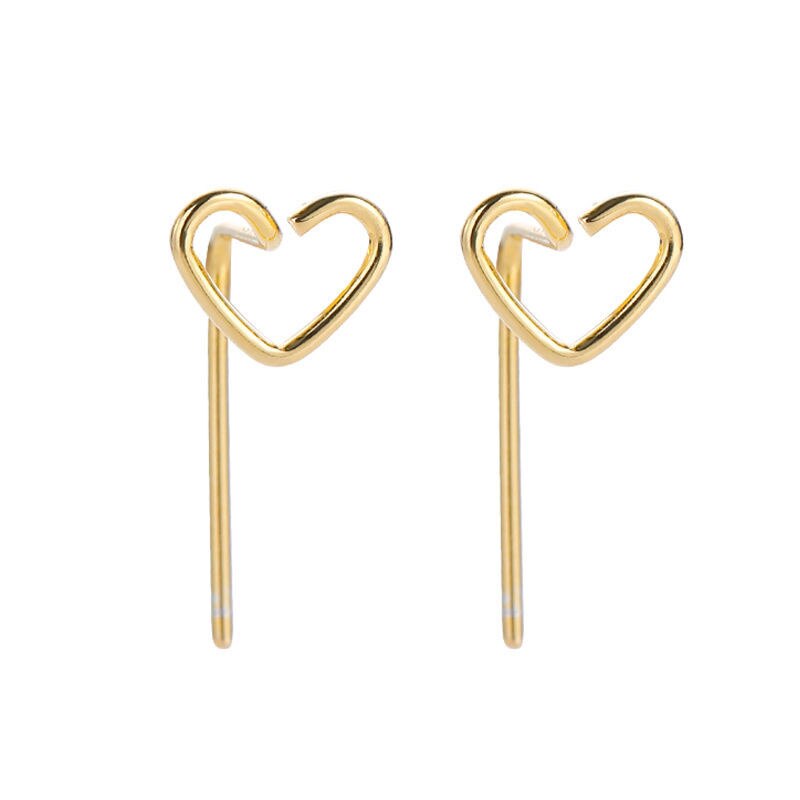 Personality Water Long Earrings Gold Color Small Cute Earring For Women Raindrop Dangle Earrings Jewelry Girl: EH168A