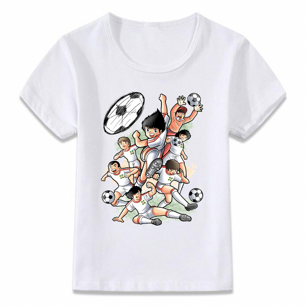 子供服tシャツキャプテンつばささま選手アニメアートワーク少年少女幼児シャツtシャツoal156