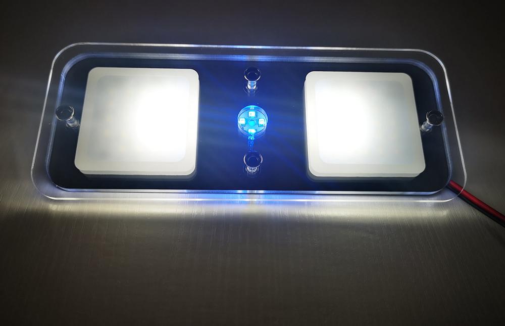 12V DC LED Crystal Roof Ceiling Light Caravan/RV/Motorhome/Marine caravan