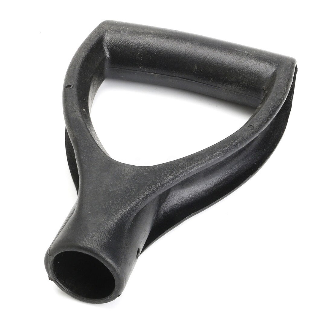 32mm D-shaped steel shovel handle Black Plastic Replacement Accessories Snow Shovel Top Handle Garden Digging Raking Tools