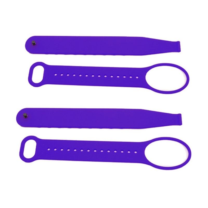 Siliconen Knuckle Handle Grip Strap Voor Oculus Quest/Oculus Rift S Touch Controller Grip Accessoires: Blauw