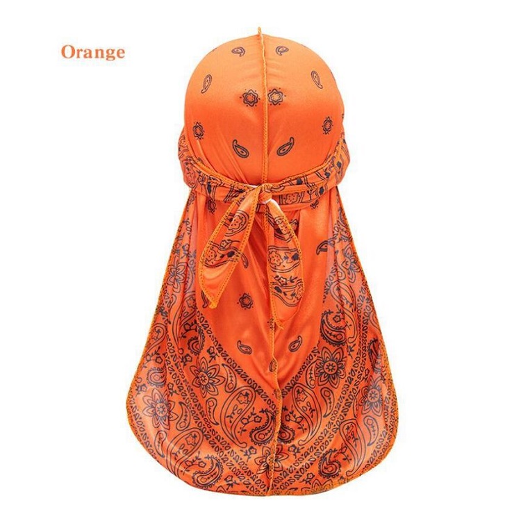 Custom Unisex Silky Durags Satin Silk Bandana Durag Headwrap Durag: 06