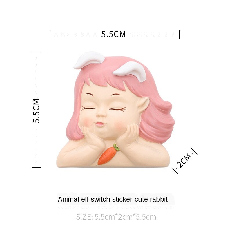 Funda de protección del interruptor, calcomanías de pared de dibujos animados 3D, cubierta protectora, adhesivo para el hogar, enchufe de pared decorativo
