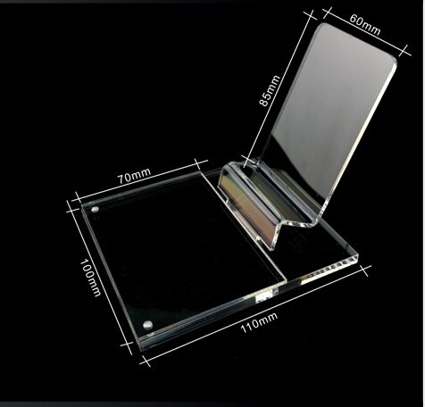 5pcs Acrylic mobile cell phone display stand phone bracket jewelry counter combination tray Digital product holder rack: Style 3