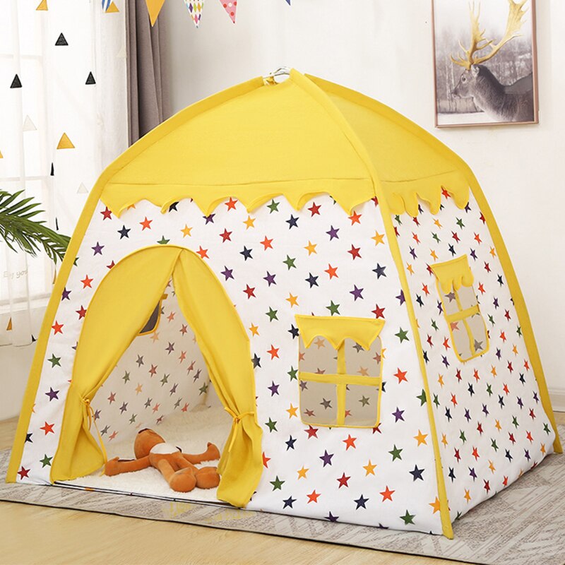 Tienda de juegos plegable para niños y niñas, casa de juegos para niños, Castillo de princesa