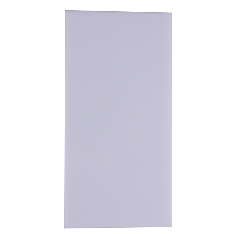 1pc gennemsigtige akryl plexiglasfarvede ark / plexiglasplade / akrylplade sort / hvid / rød / grøn / orange: Hvid