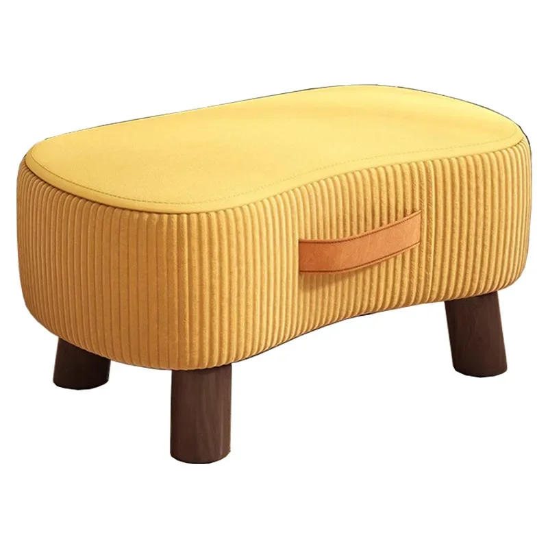Porche poufs petit tabouret Simple chaussure tabouret salon canapé repose-pieds Table basse petits tabourets doux petite chaise maison tabourets