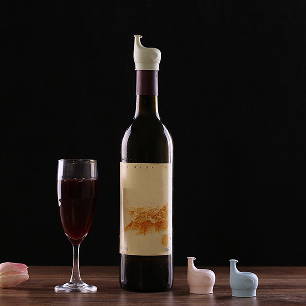 Creatieve Mini Olifant Wijn Schenker Flessenstop Drank Schenktuit Bar Keuken Tool Bar Accessoires Wijn Stopper