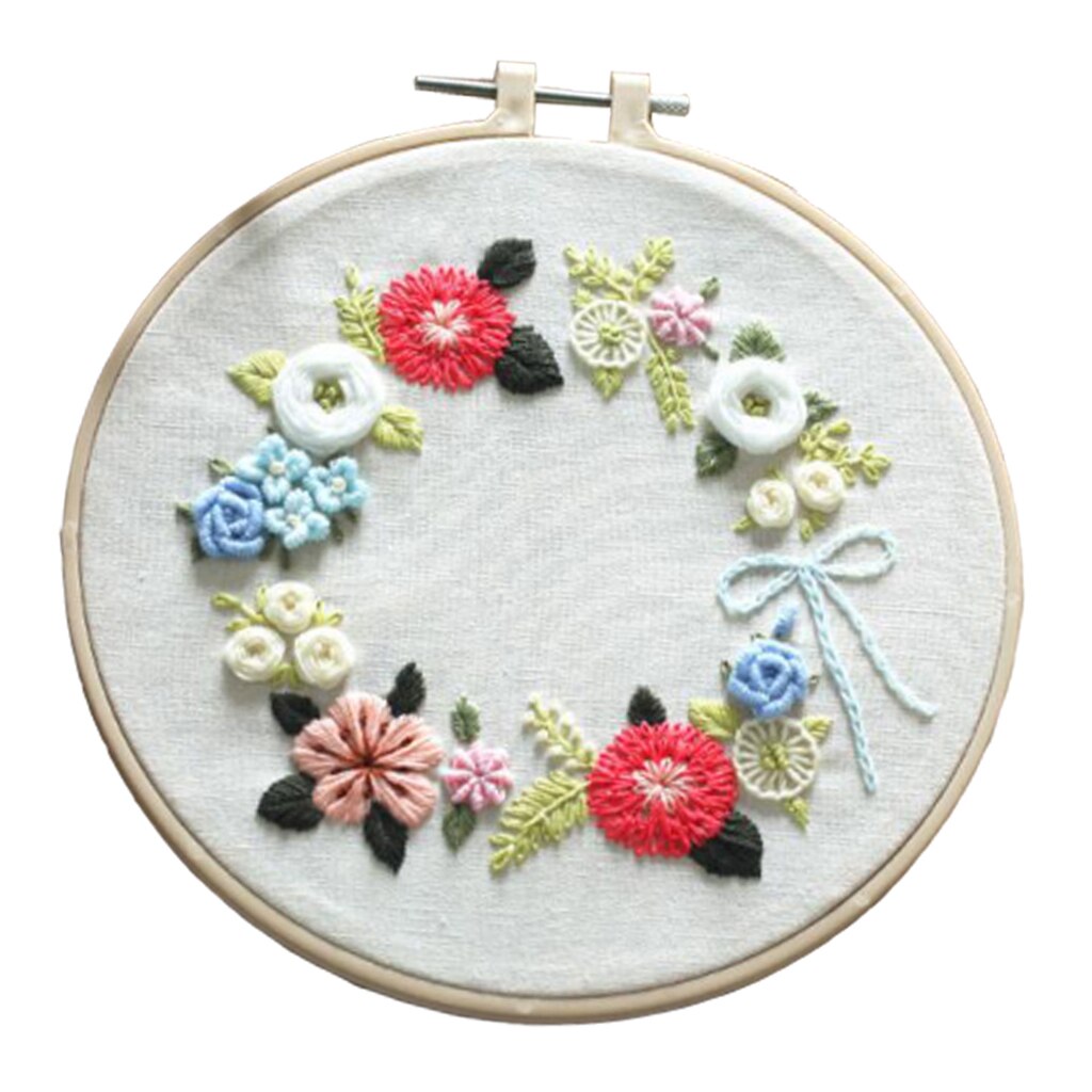 Flower Embroidery Kit Chinese Traditional Full Set Of Cross Stitch Beginner Kits