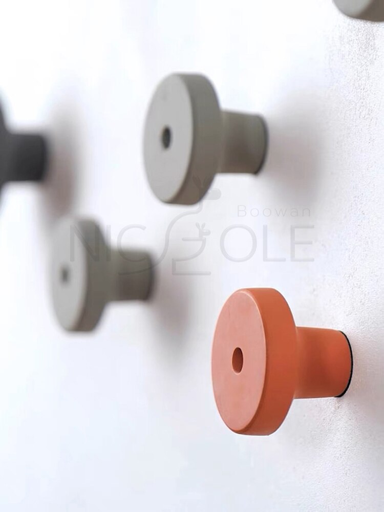Silicone Epoxy Resin Mould Concrete Geometry DIY Wall Hook Mold Kitchen Bathroom Home Storage Tool