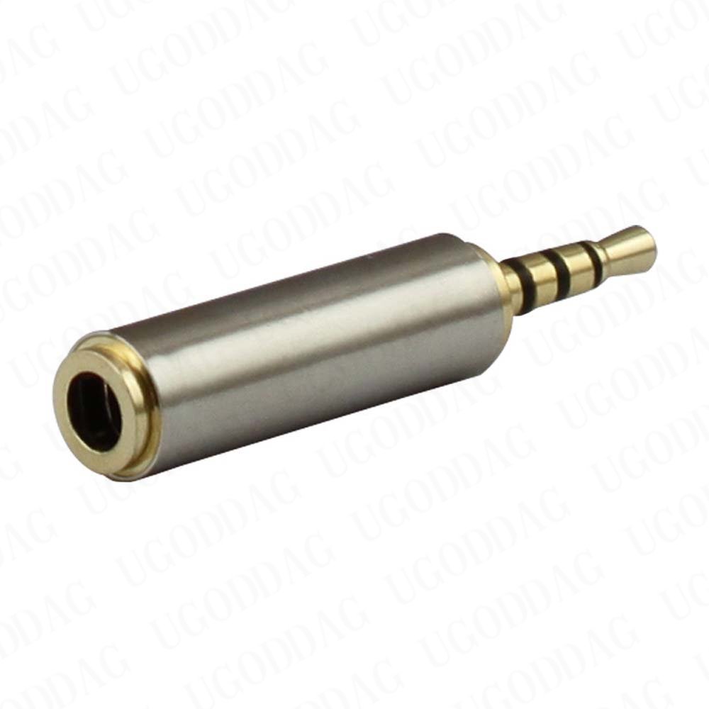 3.5mm to 2.5mm 2.5 mm to 3.5 mm adapter omvandlare stereoljud hörlursuttag