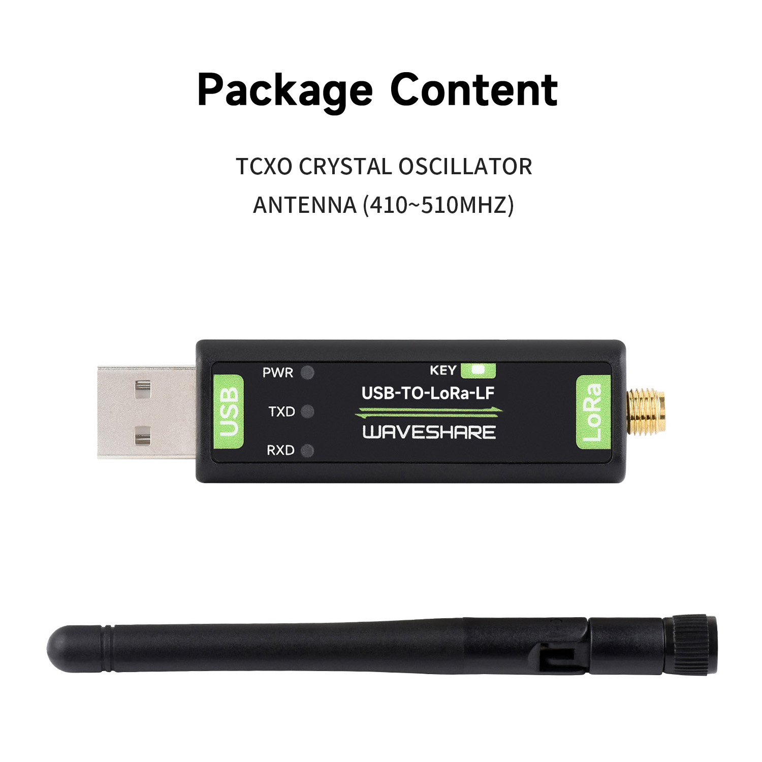 Waveshare usb-zu-lora-datenübertragungsmodul, basierend auf  sx1262, , geeignet für sterben datenerfassung in industrie und landwirtschaft: Beige