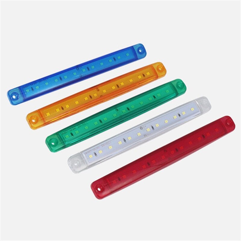 2PCS 12LED Strobe Diode Lights For Truck Bus Parking Lights Marker LED 24v Ramp Trailer Lights Flashing LED Lights For Trailers