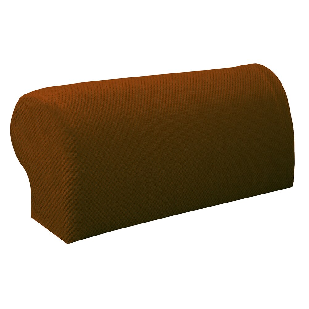 1 par fåtöljskydd soffa soffa fåtöljöverdrag stretch armstödsöverdrag  ac889: Kaffe