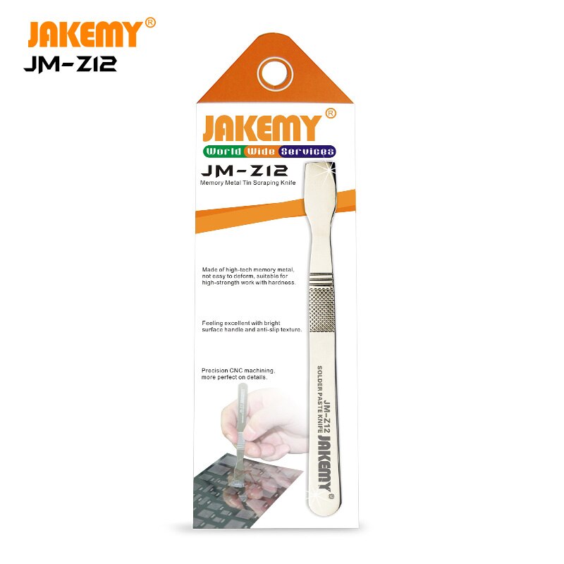 Jakemy Set Di 6 Levette In Metallo Per Apertura Cellulari E Tablet – Spudger E Strumenti Di Precisione Per Riparazioni - Foto 2