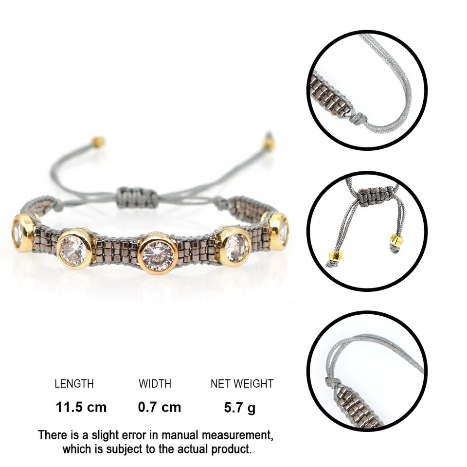 Zhongvi Mexico Armband Armbanden Voor Mannen Crystal Pulseras Mujer Moda Vrouwen Sieraden Armband