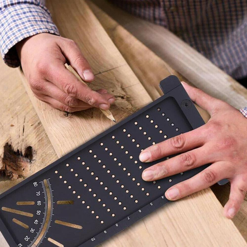 Puuseppä kulmamittaus puuntyöstö toimenpide työkalu mittari viivaimet t-tyyppi 100mm p1 u 6